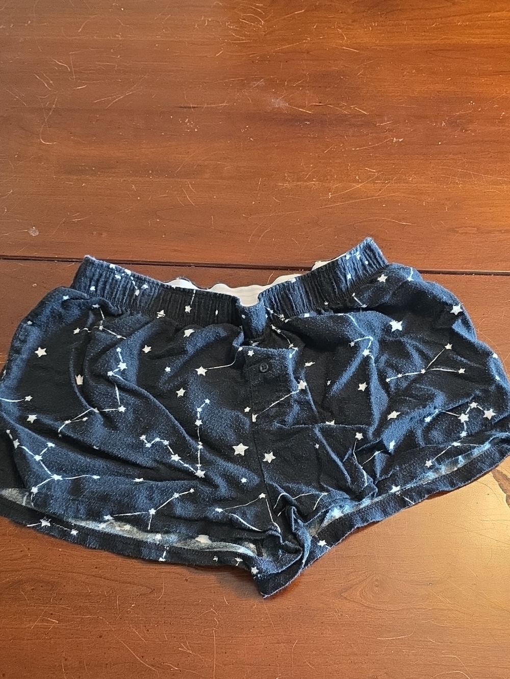 Colsie Black Constellation Star Lounge Shorts